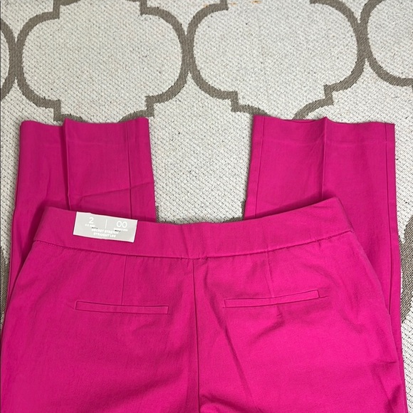 Chico’s Women's secret stretch straight leg Pink Pants, size : 00/ 2 - Picture 1 of 17